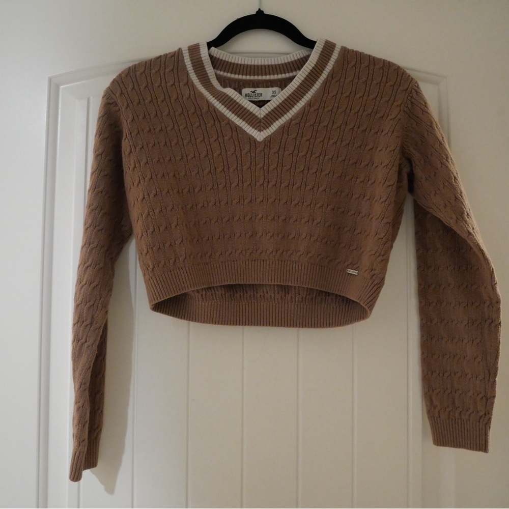 Hollister Sweater Brown XS